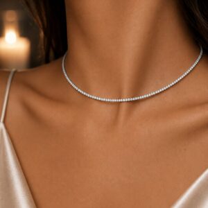 CHOKER CRAVEJADA PRATA