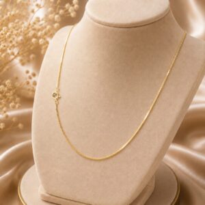 COLAR RIVIERA BANHADO A OURO